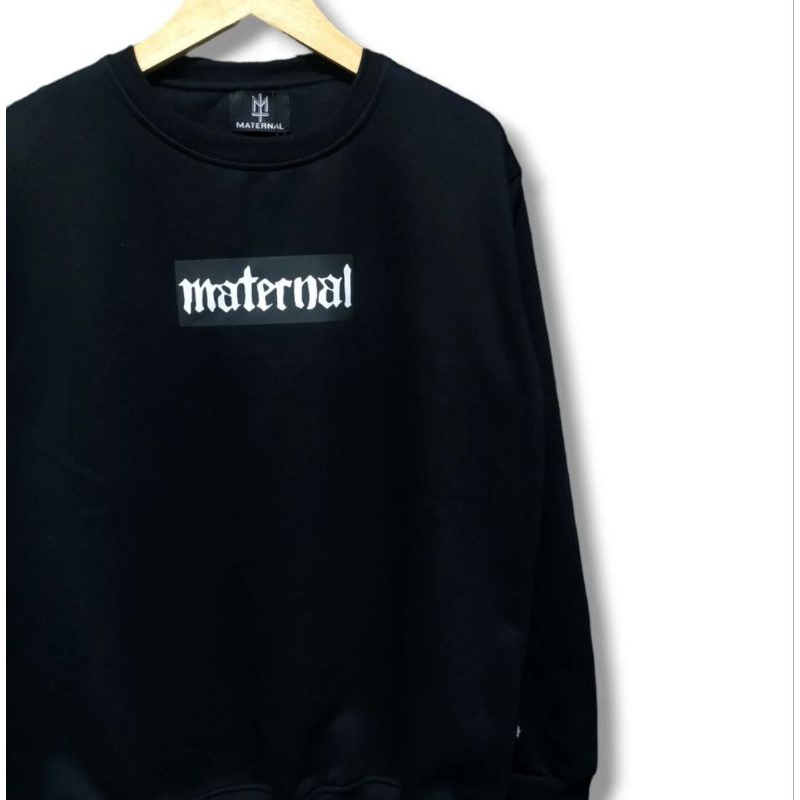 crewneck maternal disaster sweater maternal