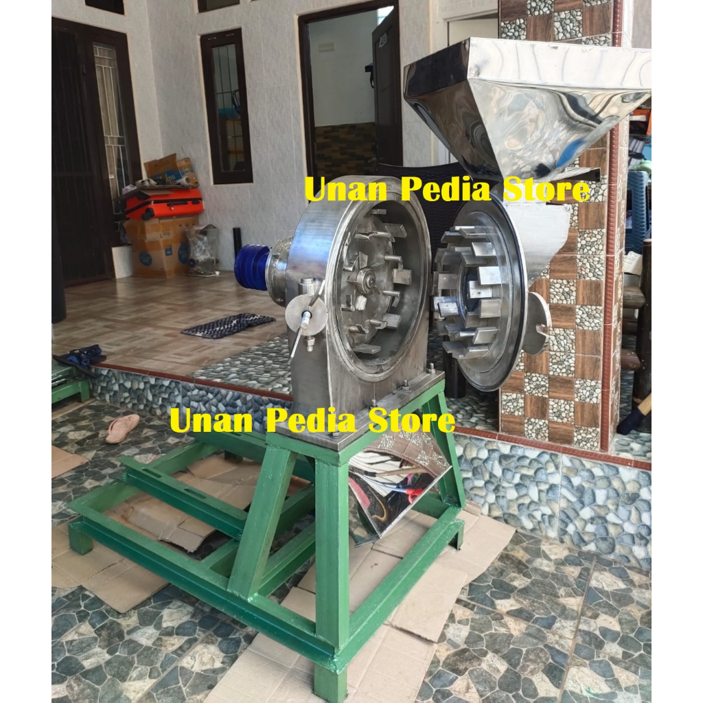 Mesin Disk Mill FFC 45 Stainless Penepung Jagung-Singkong- Lada