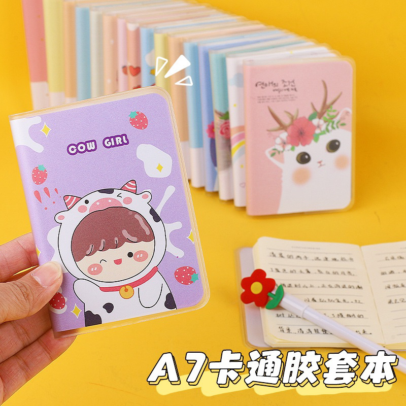 

ST02 Mini Notebook A7 64 Lembar /Buku Tulis Kartun / Buku catatan / buku Kecil / Diary Book Pocket Size