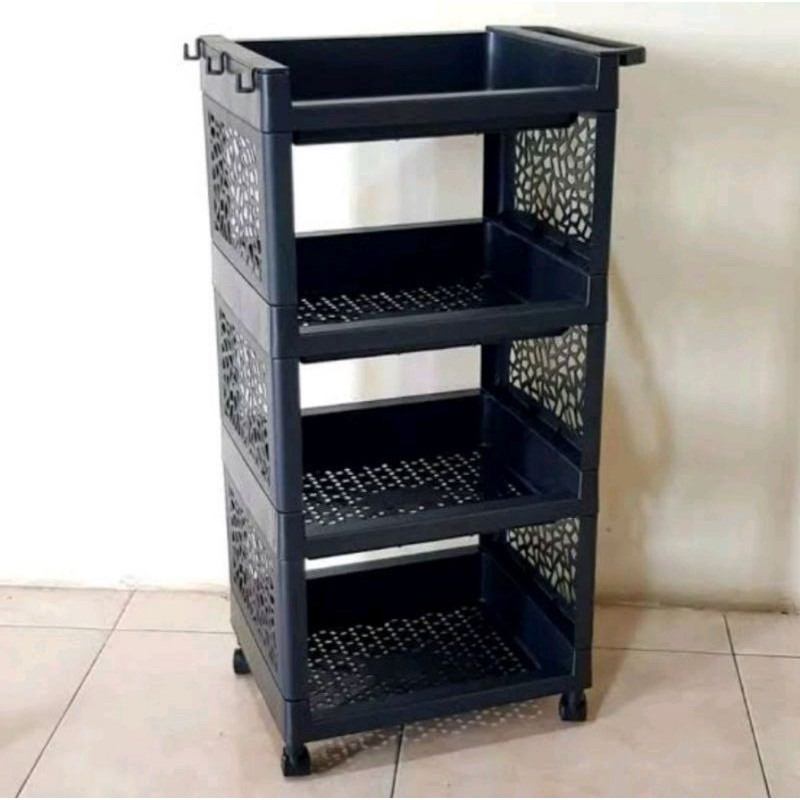 Rak Yoyo 4 Susun | Rak Serbaguna Plastik 4 Susun