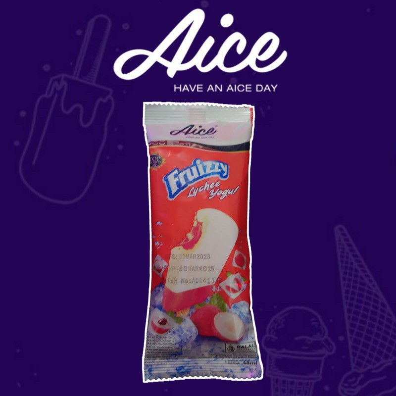 

Aice Fruizzy yogurt lecy