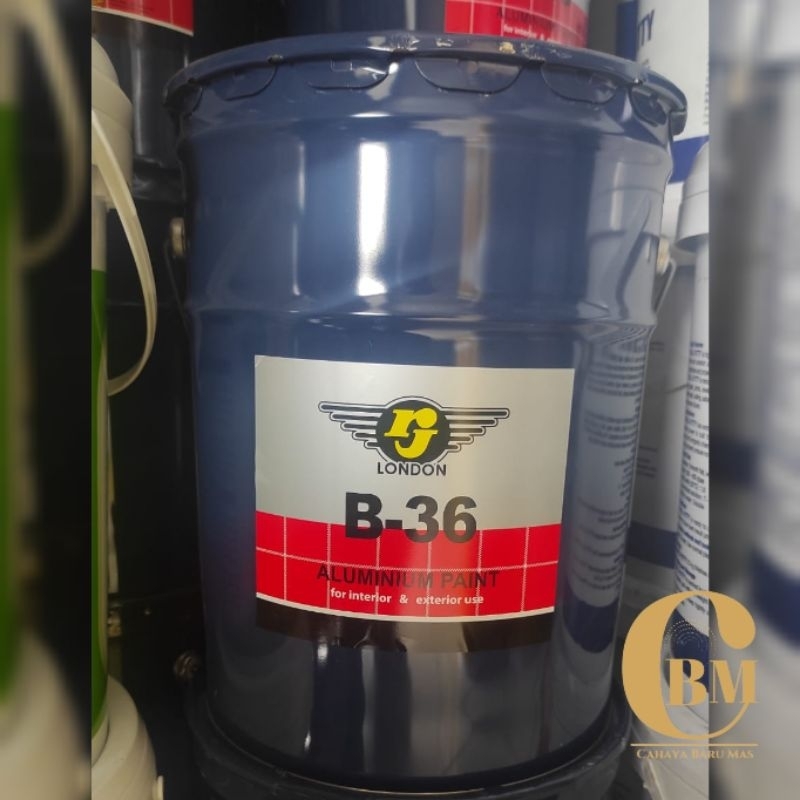 

mh Cat Alumunium B-36 800ML Cat Minyak Silver RJ LONDON
