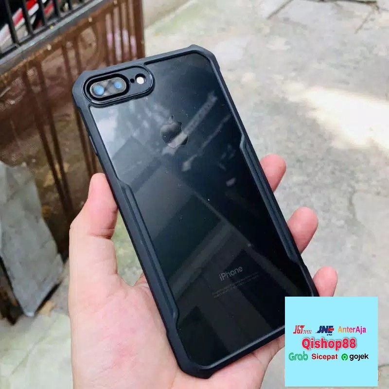 CASE IPHONE 7 PLUS / 8 PLUS HARD CASE CLEAR ARMOR SHOCKPROOF COVER CASING PC CASE ACRILIC IPHONE 7 P