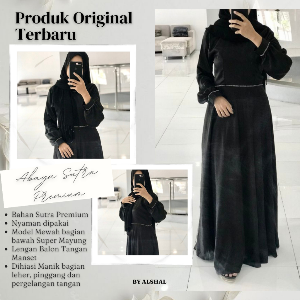Abaya Sutra Original BY ALSHAL