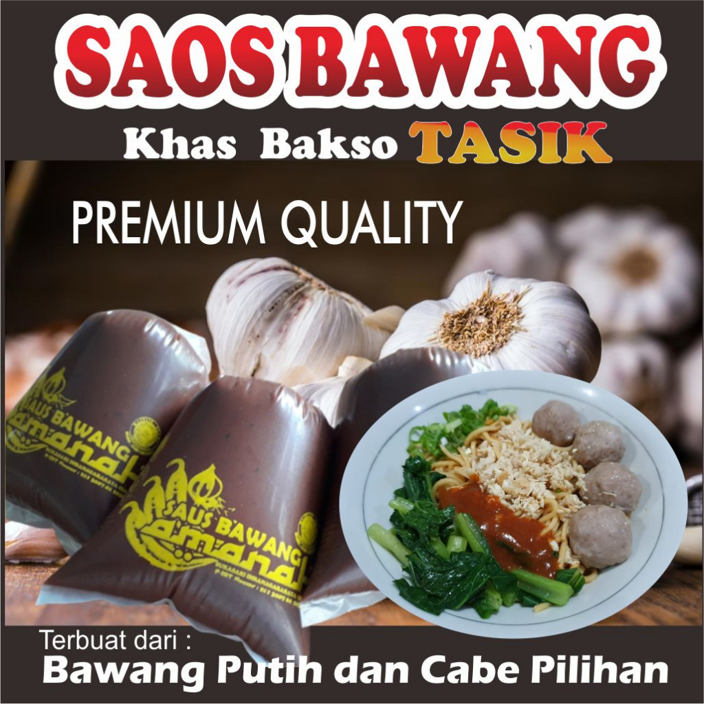 

SAOS BAWANG KHAS BAKSO TASIKMALAYA \ SAOS BAWANG TASIK