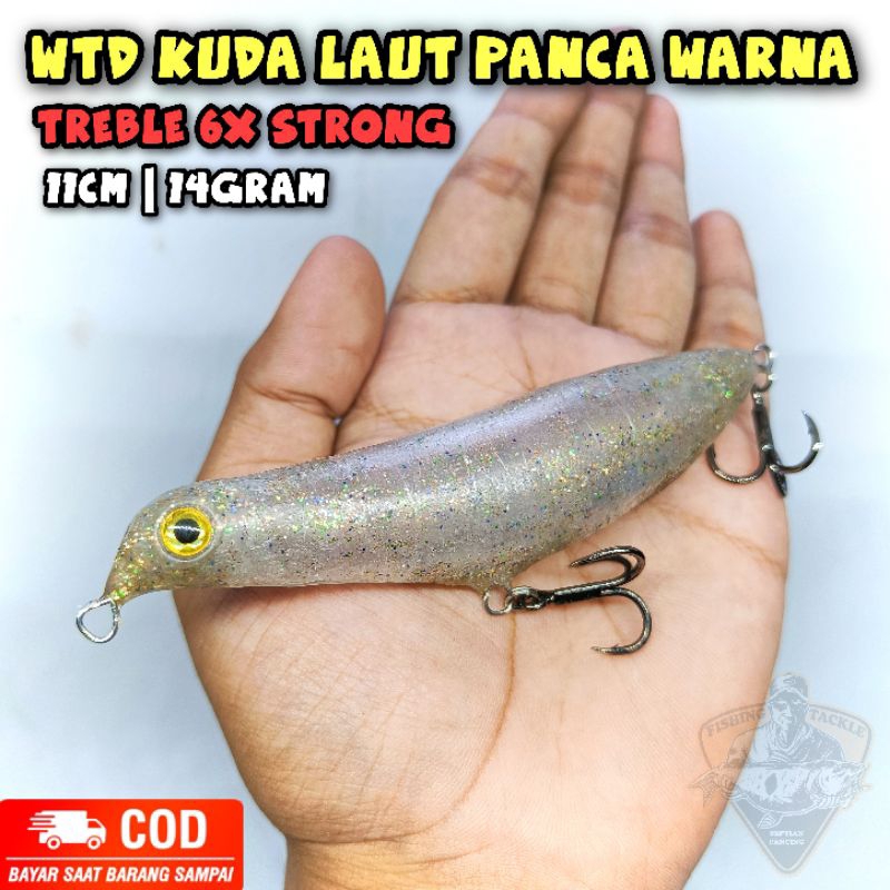 Wtd Glue Splash Top water Bentuk Kuda laut