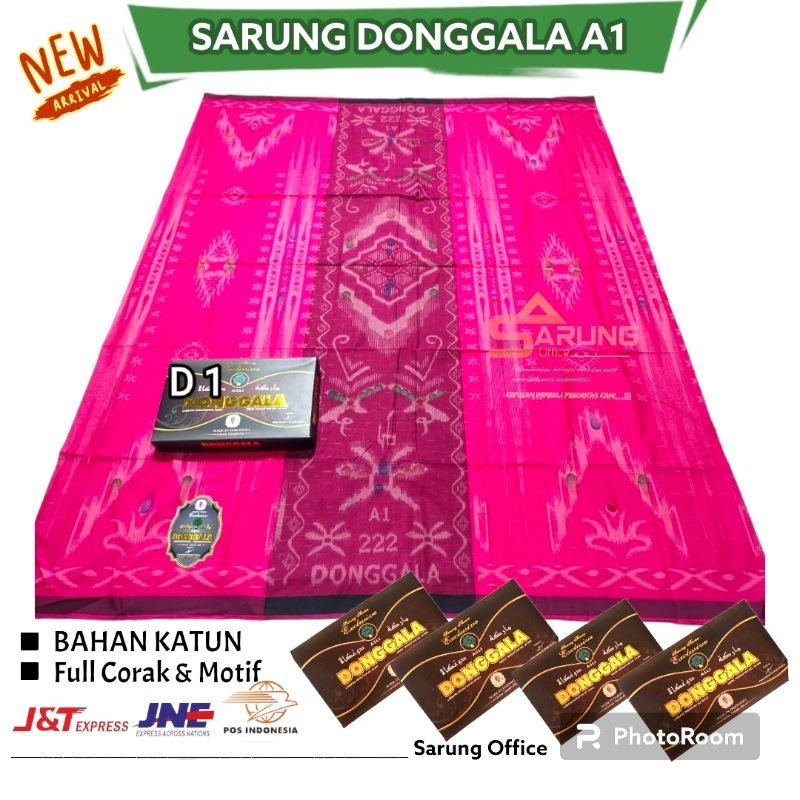 Sarung DONGGALA A1 Bahan Katun ASHLI Pabrikan