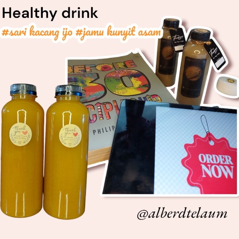 

minuman segar sari kacang hijau asli