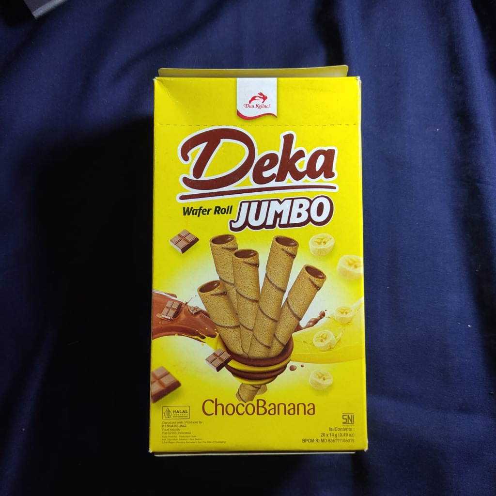 

DEKA Wafer Roll Jumbo - Choco Banana coklat pisang coco(isi 20x16gr)