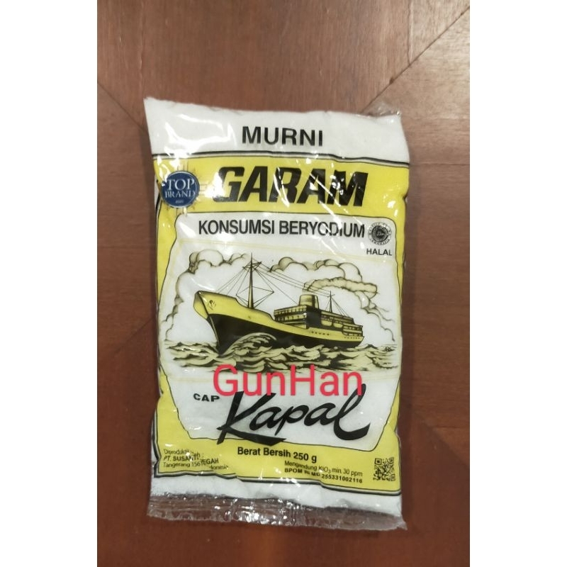 

Garam Cap Kapal 250 gr