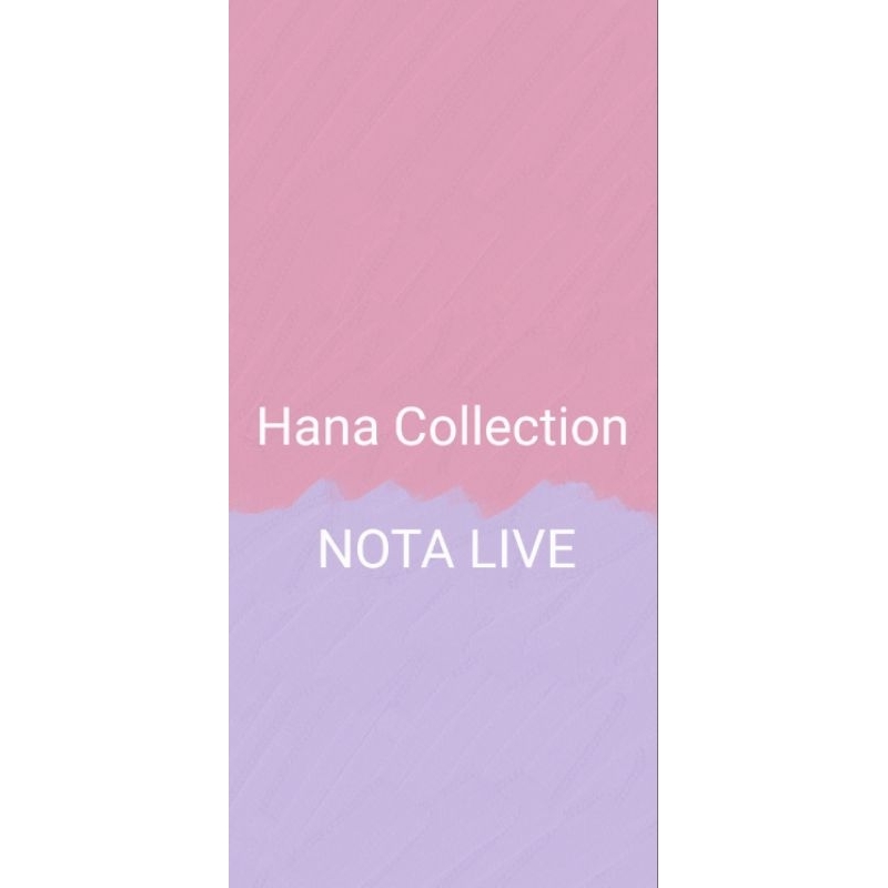 Nota Live Gamis Anak Hana Collection