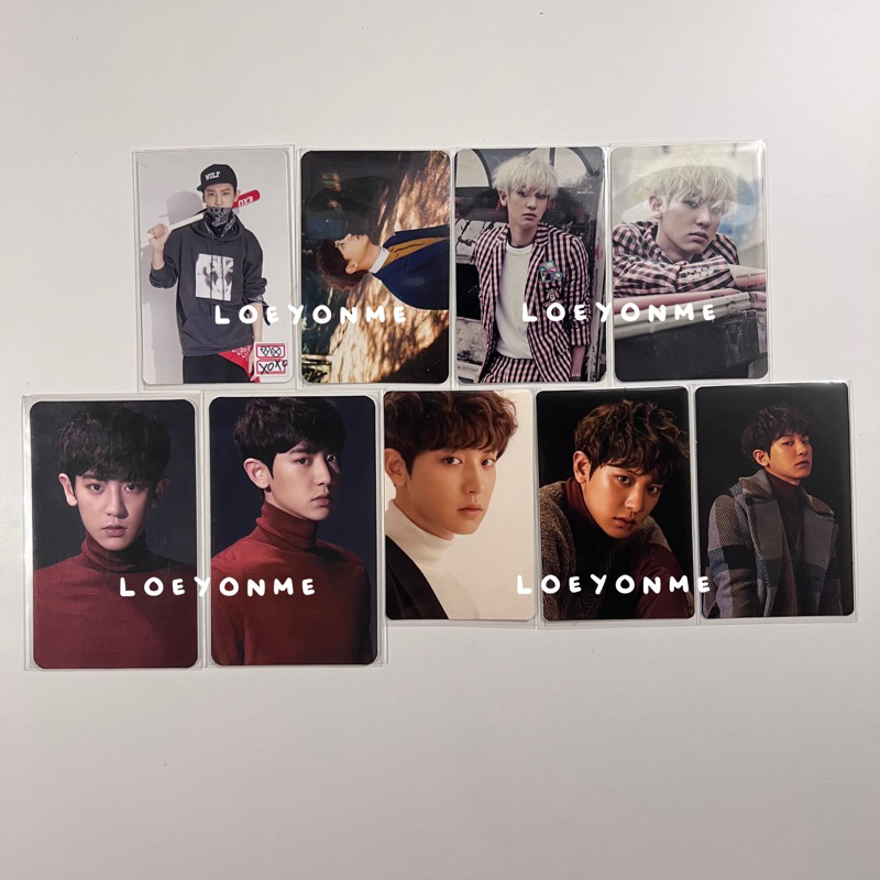 EXO Chanyeol Photocard Non-Album MD (Boy Who Cried Wolf BWCW Pop Up Store / EXODUS / Love Me Right L