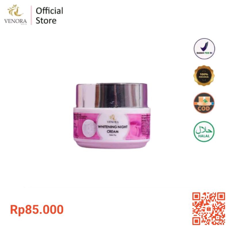 BISA COD !VENORA WHITENING NIGHT CREAM//VENORA NIGHT CREAM//VENORA NIGHT CREAM NORMAL BUMIL/BUSUI
