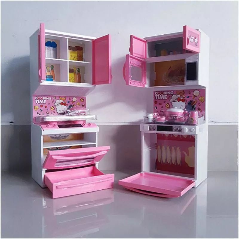 Mainan anak perempuan masak-masakan kitchen set.. mainan oven anak-anak.. mainan masak-masakan lucu