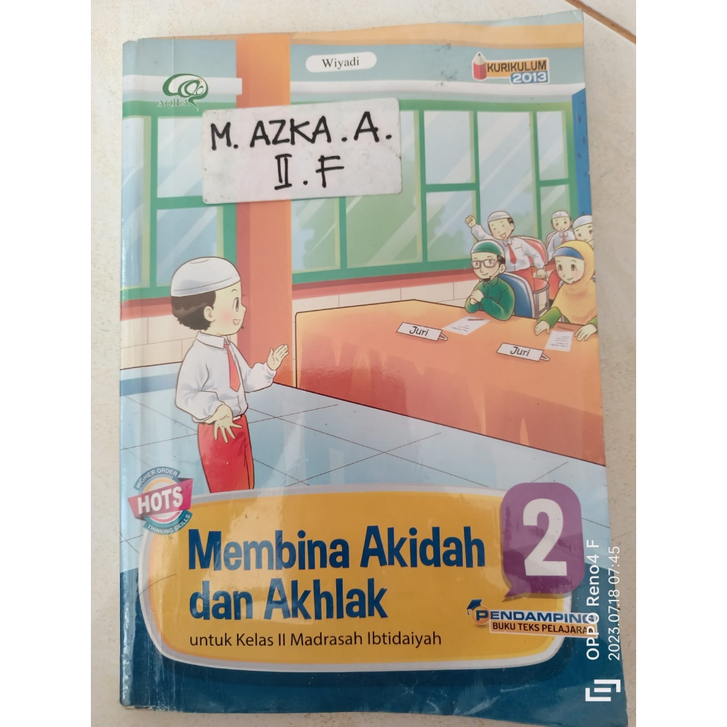 Akidah Akhlak / Aqidah akhlak kelas 2 SD / MI Aqilla