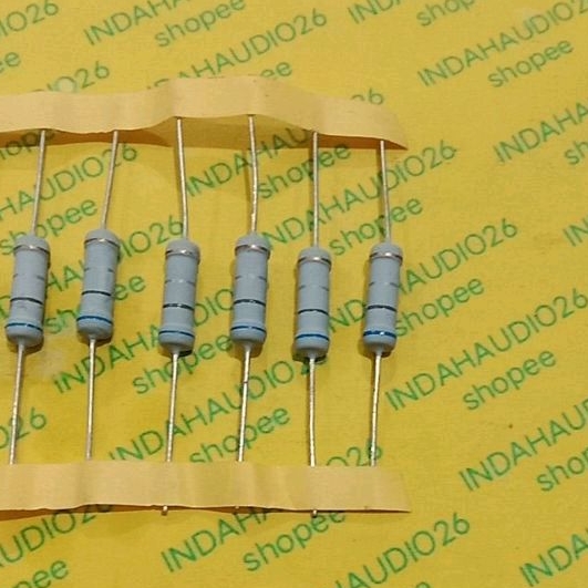 taiwan 0R68  2watt 5 persen 0.68R  2W resistor 0.68ohm  kaki tebal lemas tembaga 2W   0.68 ohm  2 wa