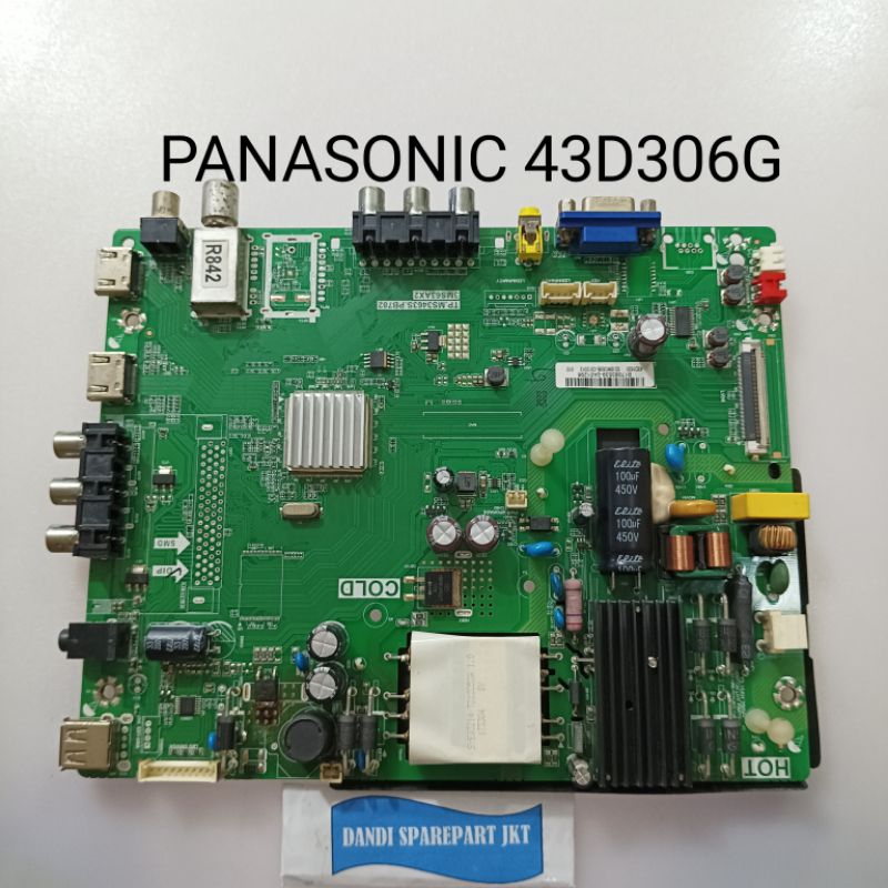 MB PANASONIC 43D306G - MAINBOARD - MESIN TV LED - MOTHERBOARD - MB PANASONIC - MOBO