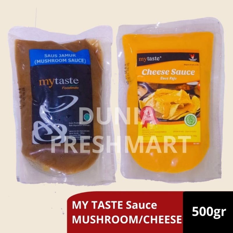 

MY TASTE SAUCE MUSHROOM/CHEESE 500GR SAUS JAMUR/SAUS KEJU