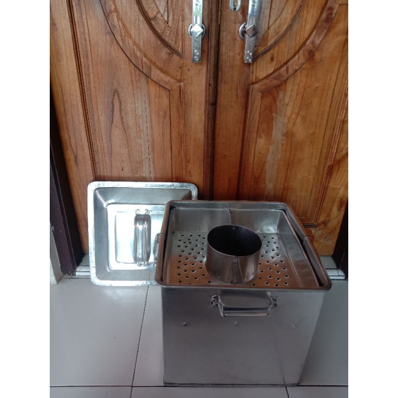 Dandang bakso kotak / dandang pentol / dandang bakso sekat / dandang alumunium / dandang persegi / d