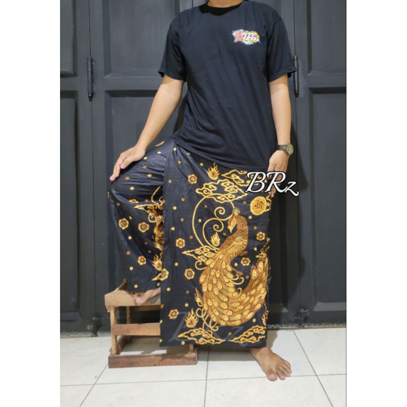 Sarung Celana Dewasa Batik Motif Merak coklat // Sarung Celana Batik Dewasa
