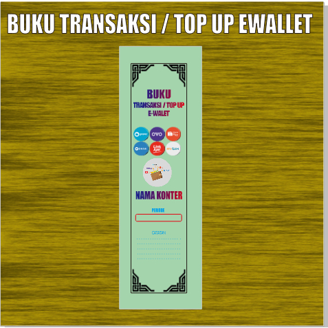 Buku transaksi e-walet / Buku transaksi top up e-wallet 2