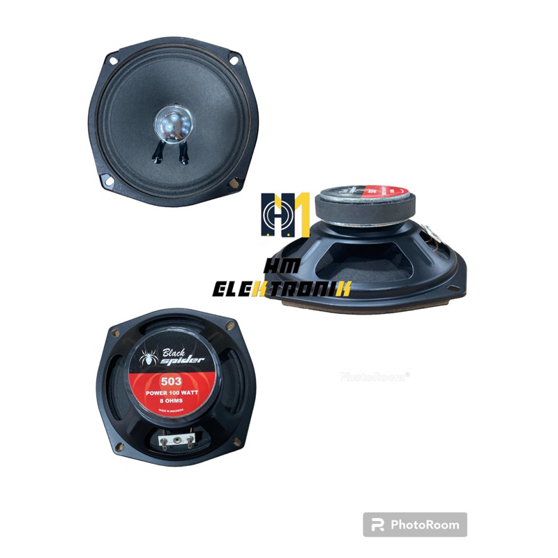 Speaker Black Spider 503 komponen speaker 5 inch untuk Toa