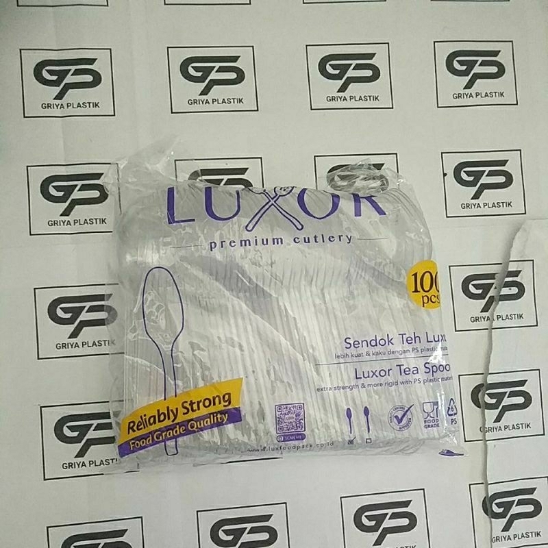 Sendok teh luxor bening