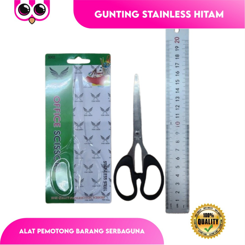 

GUNTING STAINLESS HITAM ALAT PEMOTONG BARANG SERBAGUNA