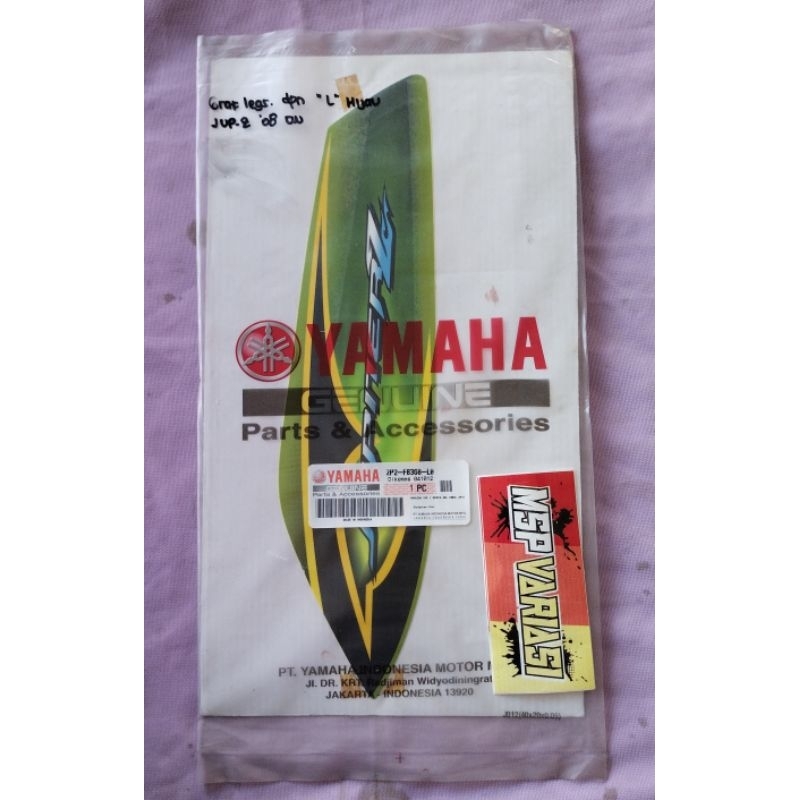 Genuine Part Original Ori asli Striping List Stiker Yamaha Jupiter z 2008/2009 CW RacingI Hijau Hita
