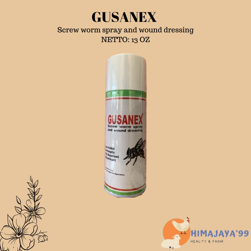 GUSANEX SPRAY Obat Semprot Luka dan Anti Lalat