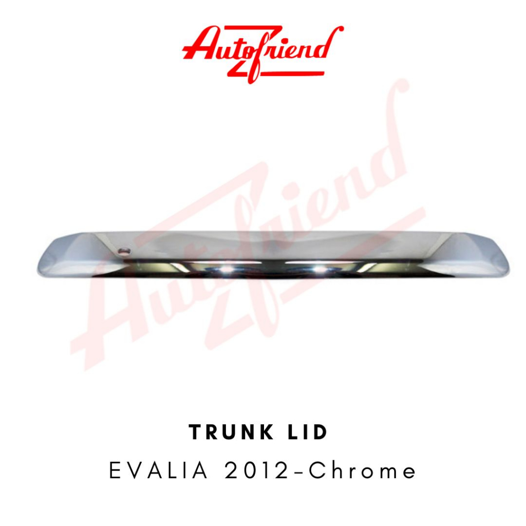 trunk lid ring logo belakang evalia list bagasi chrome evalia aksesoris mobil nissan evalia