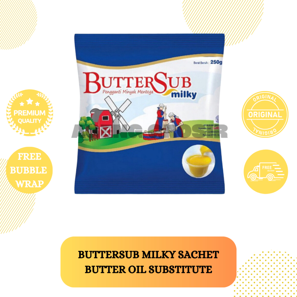 

Buttersub Milky BOS Sachet 250gr - Butter Oil Substitute 250 Gr