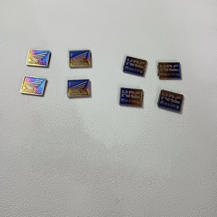 emblem titanium batok honda & hrc / emblem titanium batok speedometer
