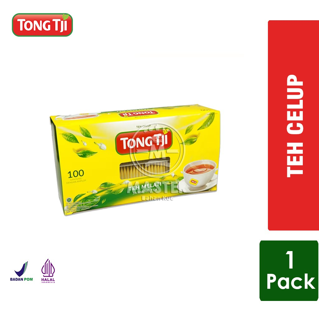 

Teh Celup Tong Tji Jasmine / isi 100 Tea Bags [1 Pack]