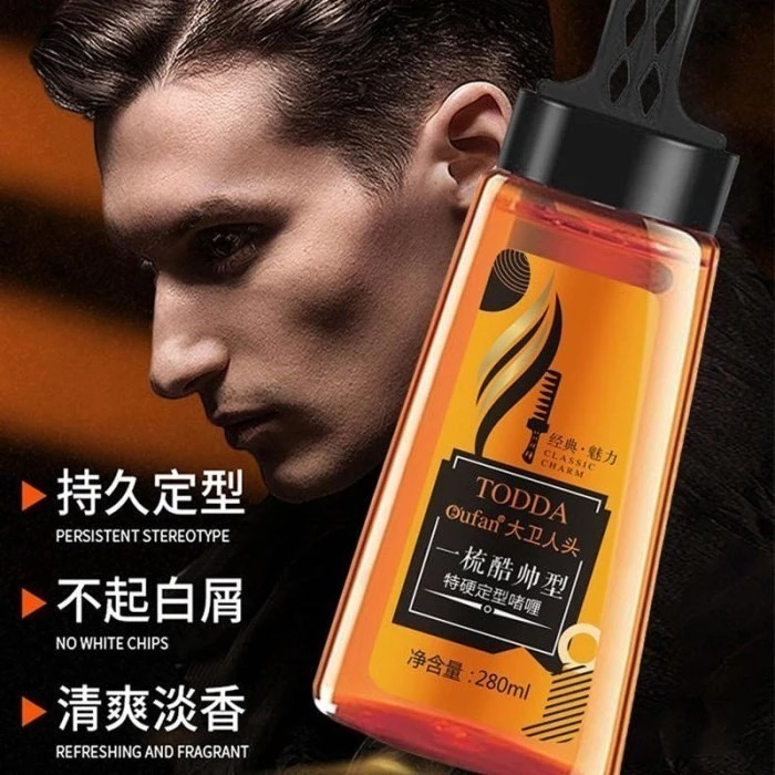 Voi Todda Man Hair Wax Gel With Comb Gel Rambut Pria