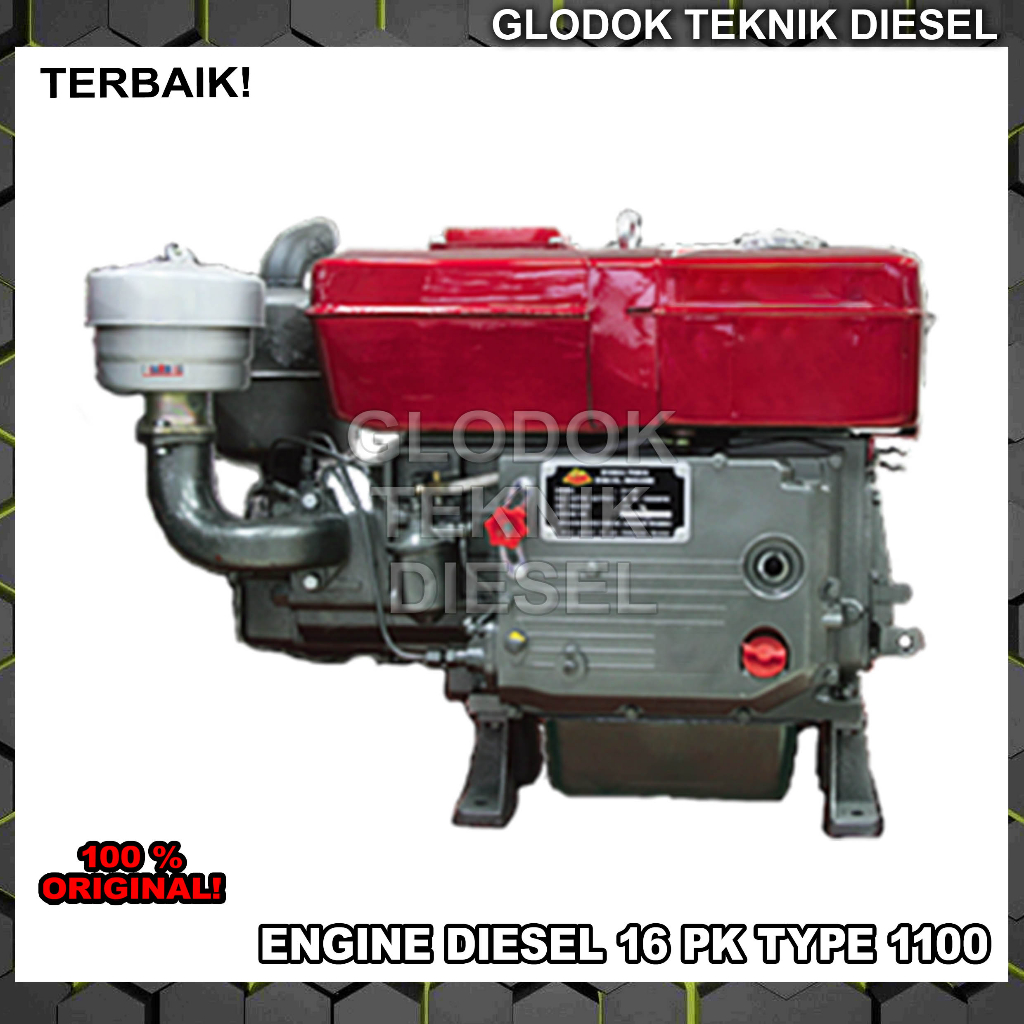 Pazto Penggerak Mesin Engine Diesel 16 PK HP S1100 Solar S 1100 ORIGINAL TERBAIK