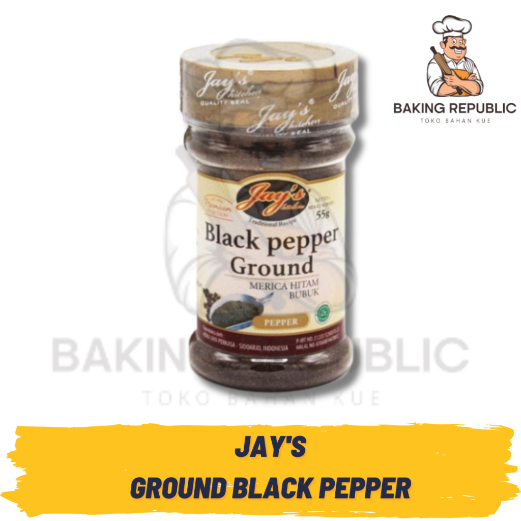 

JAYS BLACKPEPPER GROUND | 55 GRAM | MERICA BUBUK KASAR HITAM