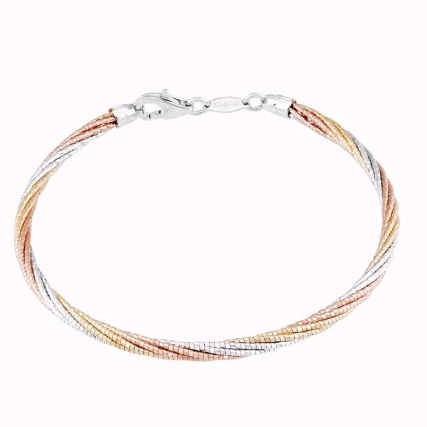 Gelang Pro Italy Ulir Koleksi Josean Elegant Emas Asli