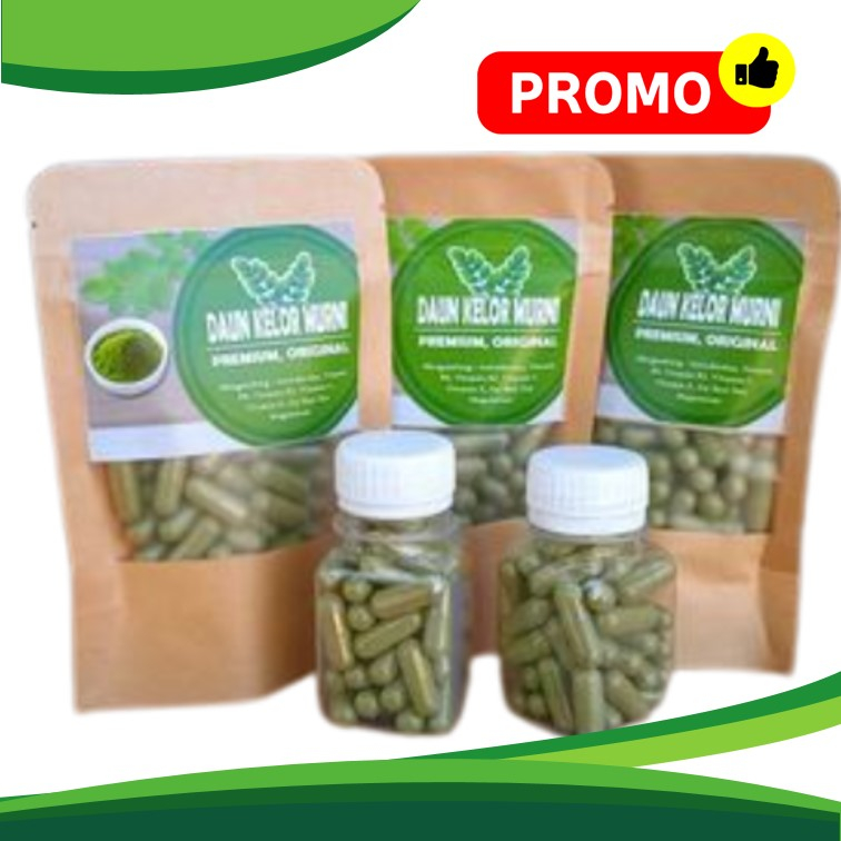 

TANPA PENGAWET, Kapsul Daun Kelor Ekstrak Moringa Oleifera, Kapsul BPOM Dan Halal