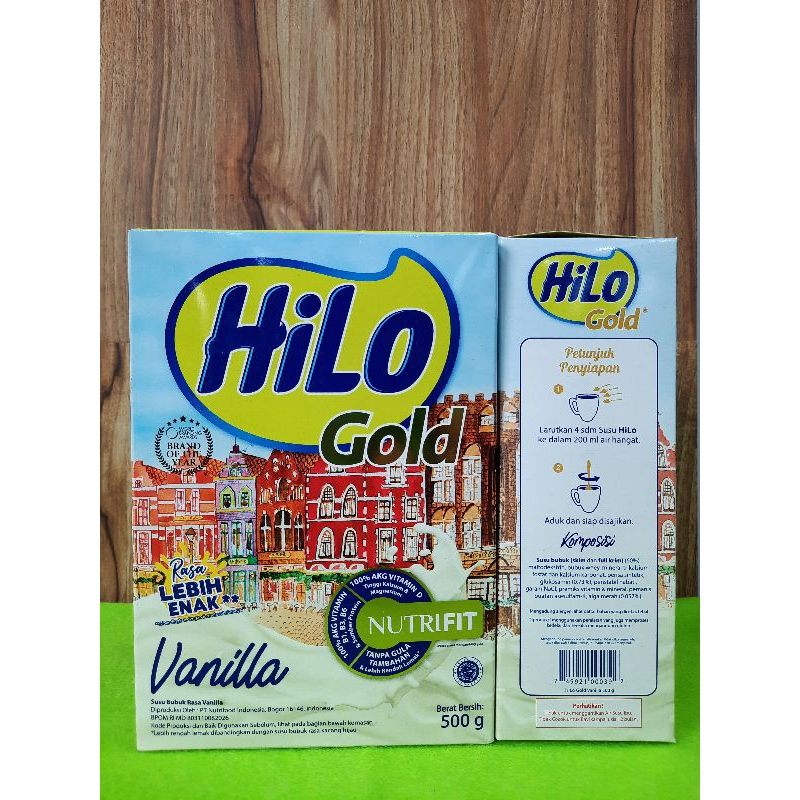 

HILO GOLD VANILLA BOX 500gr