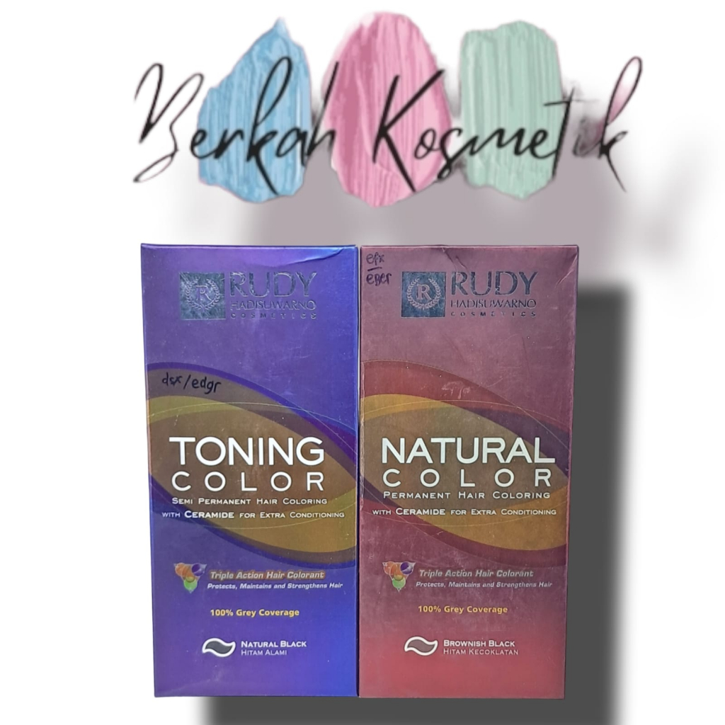 Pewarna Rambut Toning Color Rudy Hadisuwarno Series - Natural Black