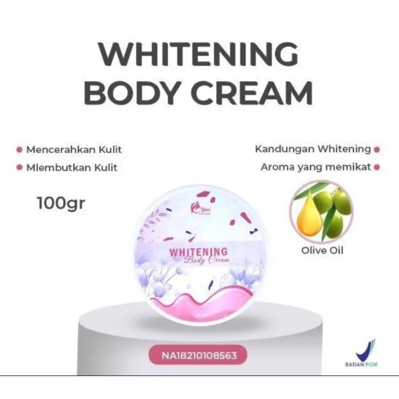 BODY CREAM BLEACHING YONISKINCARE