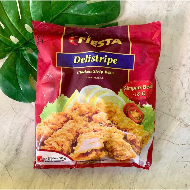 

Fiesta Delistripe Chicken Strip Beku 500gr