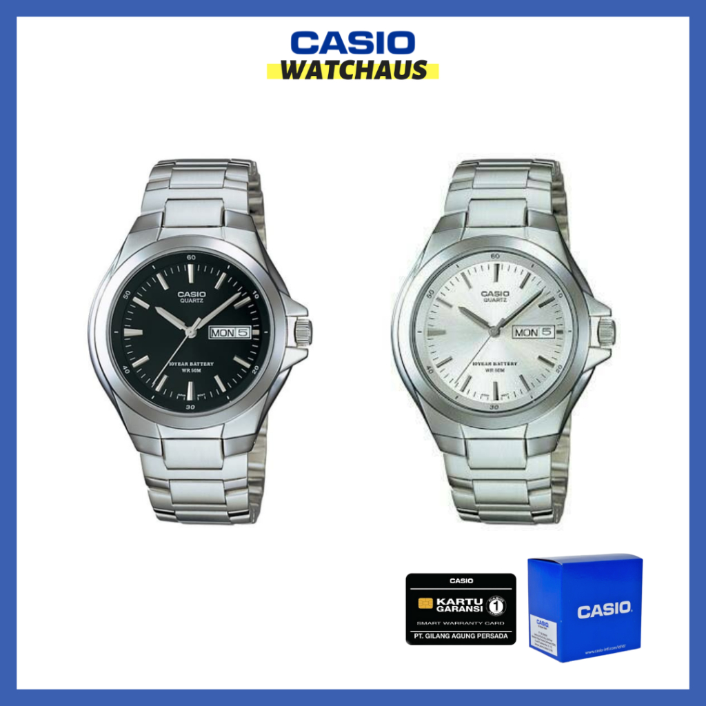 JAM TANGAN PRIA CASIO GENERAL MTP-1228D MTP 1228D ANALOG ENTICER STAINLESS STRAP