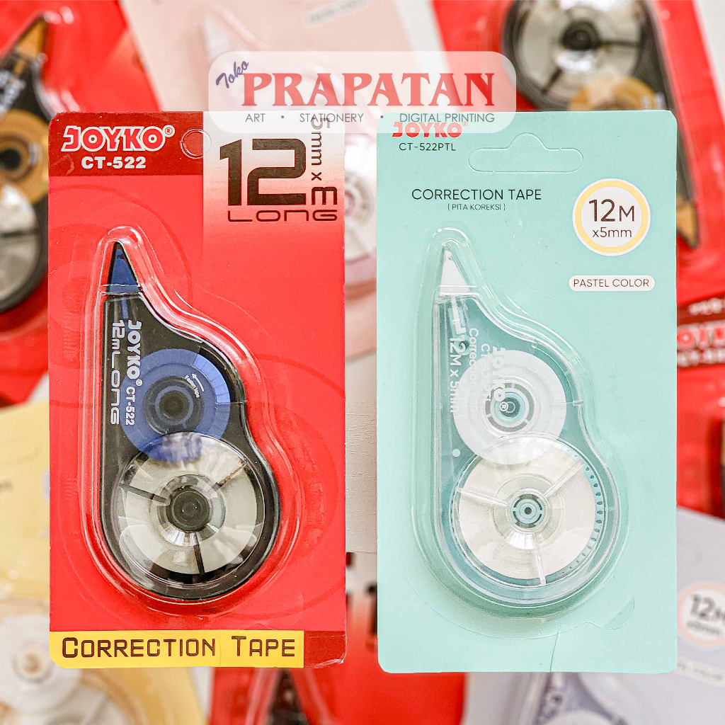 

Joyko Correction Tape CT-522 | Tip Ex Kertas