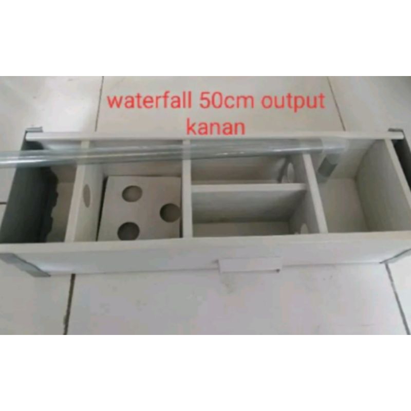 filter talang waterfal/air terjun 50-55cm +gratis tutup