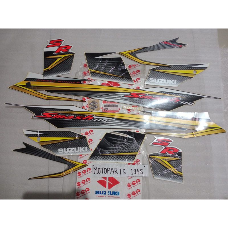 STIKER STRIPING BODY SMASH 110SR SET ORI SGP