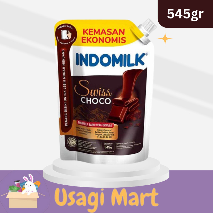 

Indomilk Kental Manis Pouch 545 gr Coklat Swiss Choco Susu