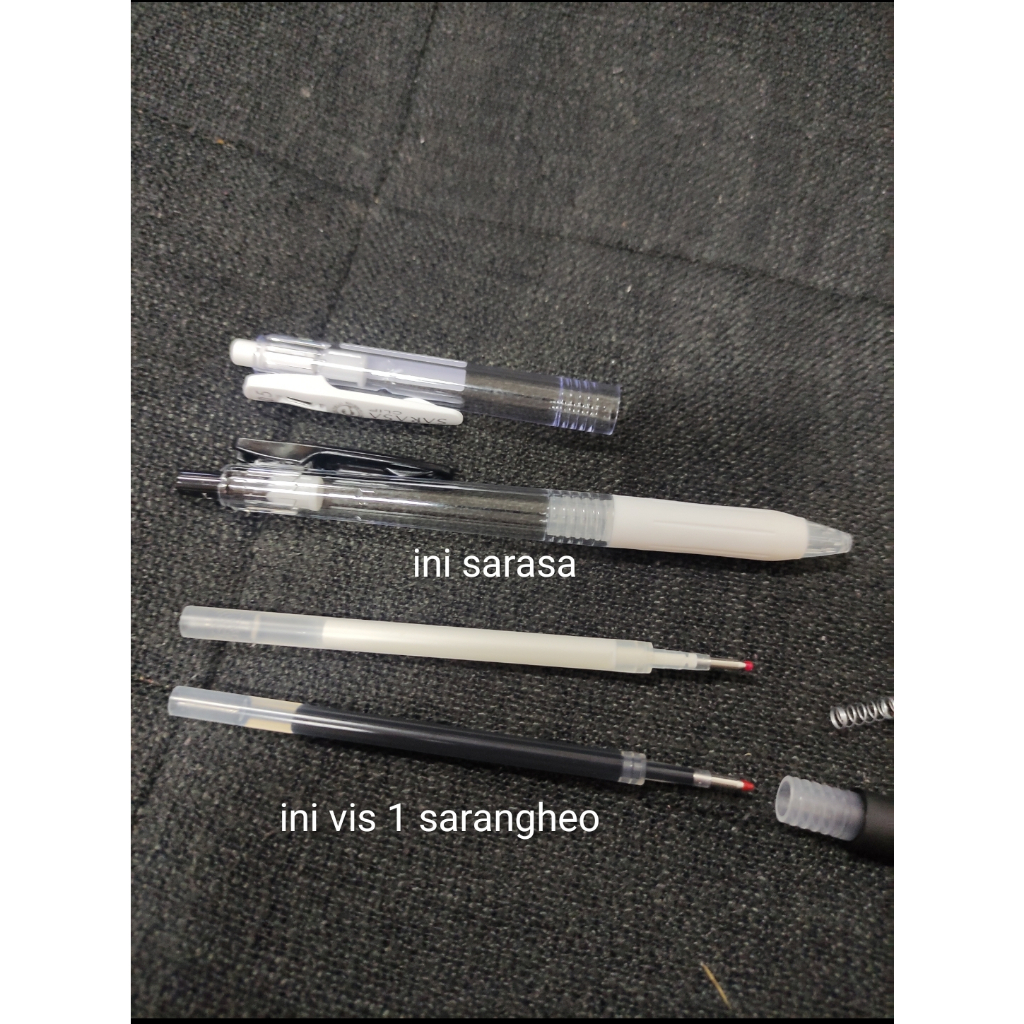 

ballpoint gel viz 1 sarangheo like sarasa kokoro satuan 05