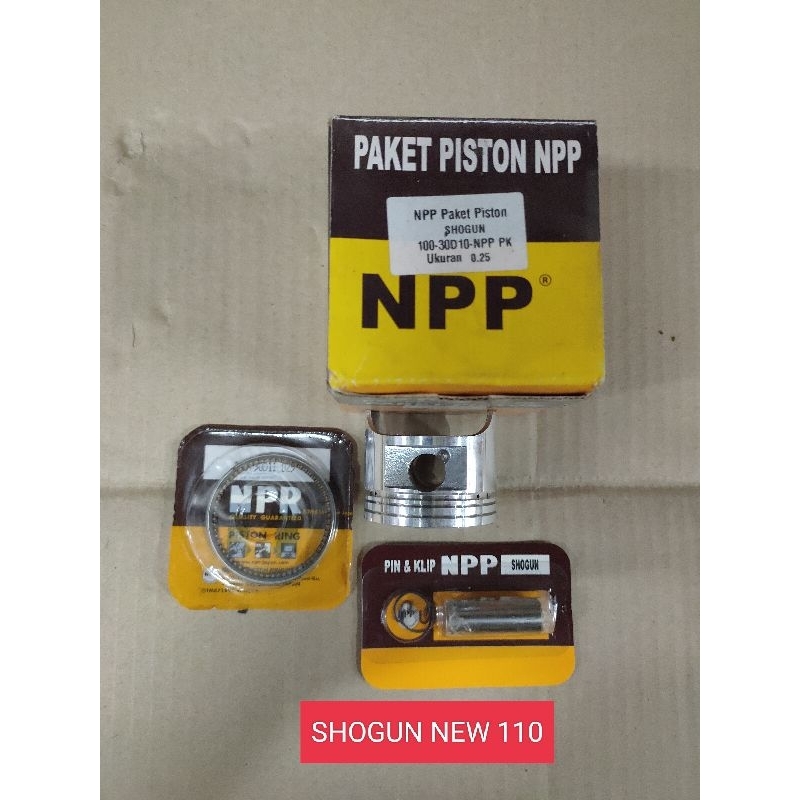 PISTON KIT SHOGUN NEW 110 NPP